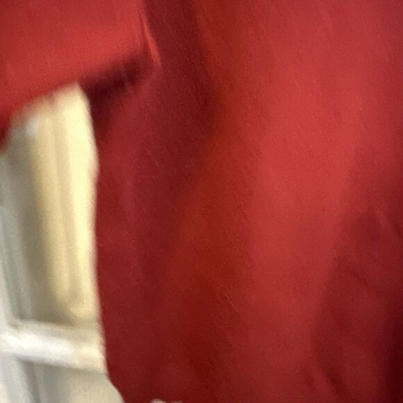 Brooks Brothers 346 Sweater Mens Size Medium M Wool Blend Red V-Neck Pullover - Picture 10 of 13